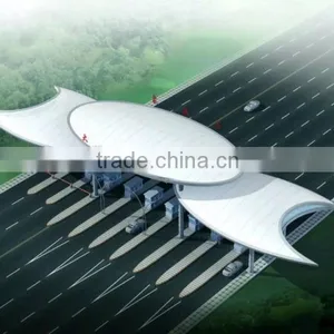 ETFE Architecture Tensile Membrane Structure Petrol Stations for Rain Shed thumbnail-3