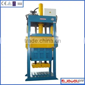 More Than 20 Years Factroy Supply CE Certificated Used Clothes and Textile Baling Machine thumbnail-1