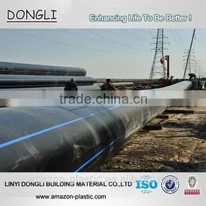 Black Pipe Plastic PE Pipe PN1.25MPa PN1.0MPa for Water Supply thumbnail-3