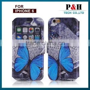 Colorful Drawing Style Flip Leather Case for Apple IPhone 6 Iphone 6 Plus,for Iphone 6s Case thumbnail-5