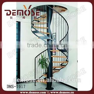 Wrought Iron Railing Parts Oak Spiral Staircase thumbnail-1