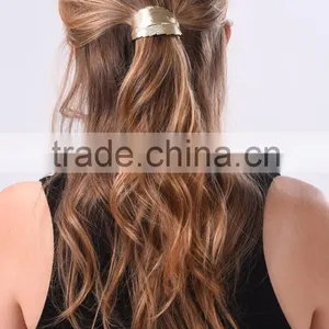 New Simple Style Gold Brass Leaf Hairlace thumbnail-1