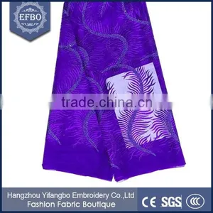 New Arrival French Tulle Lace Fabric African for Bridal Lace Applique thumbnail-2