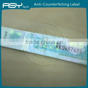 Anti-counterfeiting Hologram Watermark Security Paper Sticker thumbnail-3