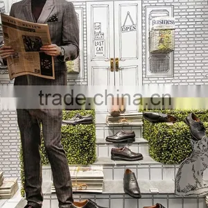 Artificial Boxwood Grass Plant Decoration For Shoe Shop thumbnail-1