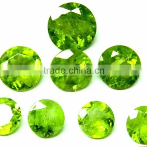 Peridot Faceted Round Mix Lot thumbnail-1