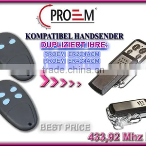 Replacement Remote for PROEM ER2C4ACM,ER4C4AEM 433,92MHZ thumbnail-1