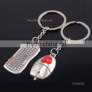 2015 IN STOCK Promotinal Heart Shape Music Key Chain thumbnail-2