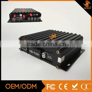3G DVR With Sim Card 4CH Mobile DVR With GPS Tracker for Bus/ Truck / Taxi Vehicle DVR Remote thumbnail-1