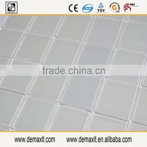 Brick Pearl White Crystal Glass Mosaic Tile for Bar Decoration thumbnail-4