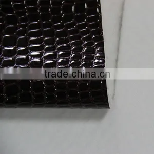 Hot Sale Embossed PU Leather for Shoe Upper Usage With Fashion Design thumbnail-1