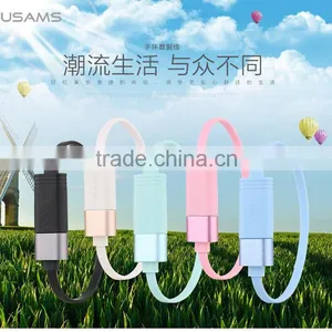 USAMS Popular Wrist Data Cables for Iphone 6 6S 6S Plus 5S Mobile Charger Data Cable thumbnail-3
