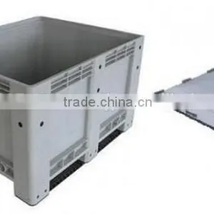 Heavy Duty Stackable Storage Plastic Pallet Boxes With Wheels thumbnail-4