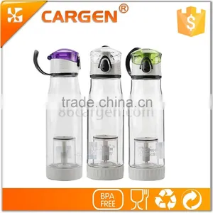 OEM 700ml Plastic Clear Tea Filter Water Bottle thumbnail-1