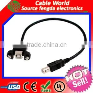 2.0 Printer USB Panel Mount Type B Cable thumbnail-1