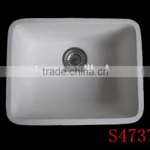 Single Bowl Single Tray Solid Surface Kitchen Sinks,aritifical Stone Single Bowl Kitchen Sink thumbnail-6