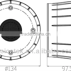 TSCT-89N 100Watt/150Watt Vibration Long Distance Powered Horn Speaker thumbnail-4