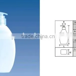 200ml Empty Shampoo HDPE Bottle With the Pump Fashion Body Wahs Bottle thumbnail-2