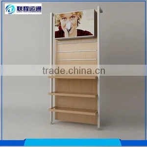 Top Metal Retail Supermarket Wooden Wall Kitchenware Display Shelves thumbnail-2
