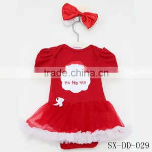 Baby Birthday Dress 2015 Latest Design Christmas Costume Wholesale Winter Dresses Christmas Girls Dress thumbnail-5