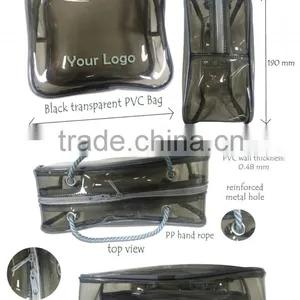 Transparent Packaging PVC Zipper Pouch for Cosmetics or Accesories thumbnail-4