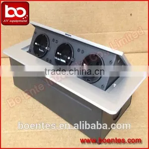 Desktop Pop-up Outlet and Data Socket With EU Standard Power Outlet thumbnail-2