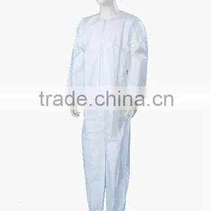 Dark Blue Safety Work Wear Polypropylene Disposable Coveralls thumbnail-1