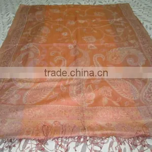 REPLICA OF PASHMINA SHAWL (SILK & WOOL) thumbnail-3