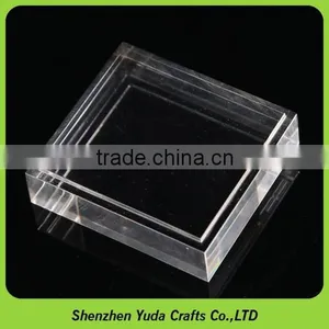 CNC Tooling Round Block Plexiglass Milled Parts 5 Axis Machined Acrylic Manifold With Holes thumbnail-6