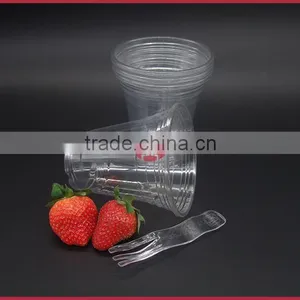 Disposable Plastic Cups PET Material 14Oz High Transparent thumbnail-5