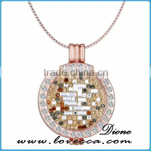 Snake China Fashion Accessories Factories Coin Design Rose Gold Necklace thumbnail-1