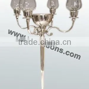Hurricane Wedding Centerpieces Candelabra thumbnail-1