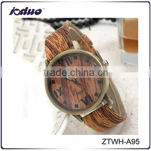 Good Quality Personality Wood Design Watch Custom thumbnail-1