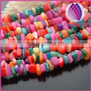 9-16mm Colorful Natural Dyed Shell Chip Beads thumbnail-1