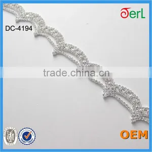 2016 New Fashion Rhinestone Crystal Head Jewelry Chain for Wholesale thumbnail-3