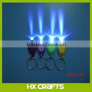 Led Mini Micro Black Keychain Key Ring Super Flash Bright Flashlight White Light thumbnail-5
