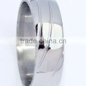 2012 Fashion Round Hot Sell Titanium Ring / Wholesale Price Jewelry thumbnail-1