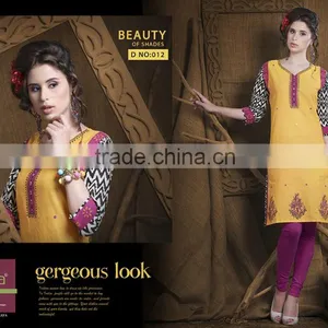 Stylish and Elegant Kurtis thumbnail-6