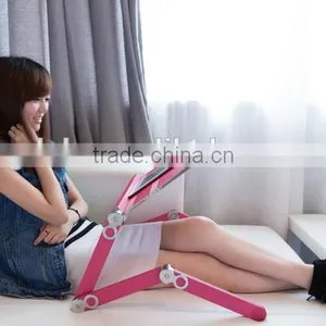 Portable and Adjustable Popular Folding Chair With a Table for Laptop thumbnail-1