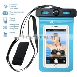 PREMIUM QUALITY Universal Waterproof Case Including ARMBAND COMPASS LANYARD - Best Water Proof, Dustproof, Snowproof Bag thumbnail-1