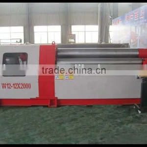 4-Roller Hydraulic Plate Bending Machine| Rolling Machine W12-12*2000 thumbnail-1
