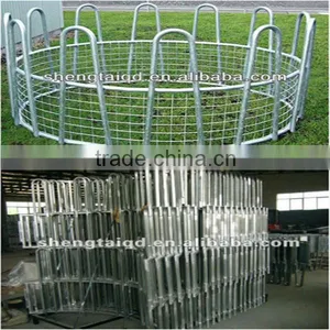 Hot Dip Galvanized Steel Cattle Hay Feeder thumbnail-5