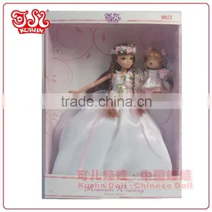 Collectible Fashion Plastic Bride Doll Dress Wedding Gift thumbnail-2