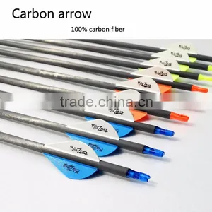 Wholesale 31" Feather Carbon Arrow for Compound Bow and Arrow thumbnail-3