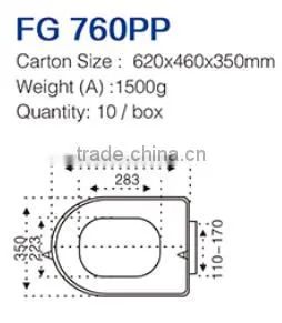 Buy From China Plastic U Shape Upc Plastic PP Toilet Seat thumbnail-6