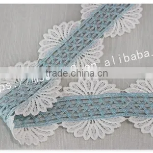 Hot Selling 7cm Width 2 Colors Embroidery Trims for Curtains Wholesale thumbnail-3