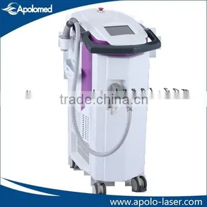 Apolomed E-light Ipl Rf Nd Yag Laser Multifunction Platform Pain Free Elight Ipl Rf Hair Removal Machine Pigmented Spot Removal thumbnail-1