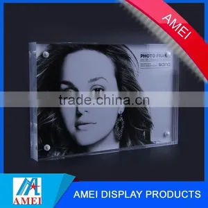 Wholesale Carving Logo 10mm Clear Acrylic Love Photo Frames thumbnail-1