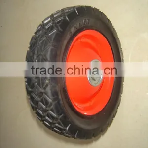 6"x 1.5" Small Rubber Wheel for Recycle Bin thumbnail-1