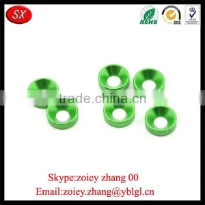 Guangdong Province Custom Precisioon Colorful Anodized Aluminum Cone Washer thumbnail-3